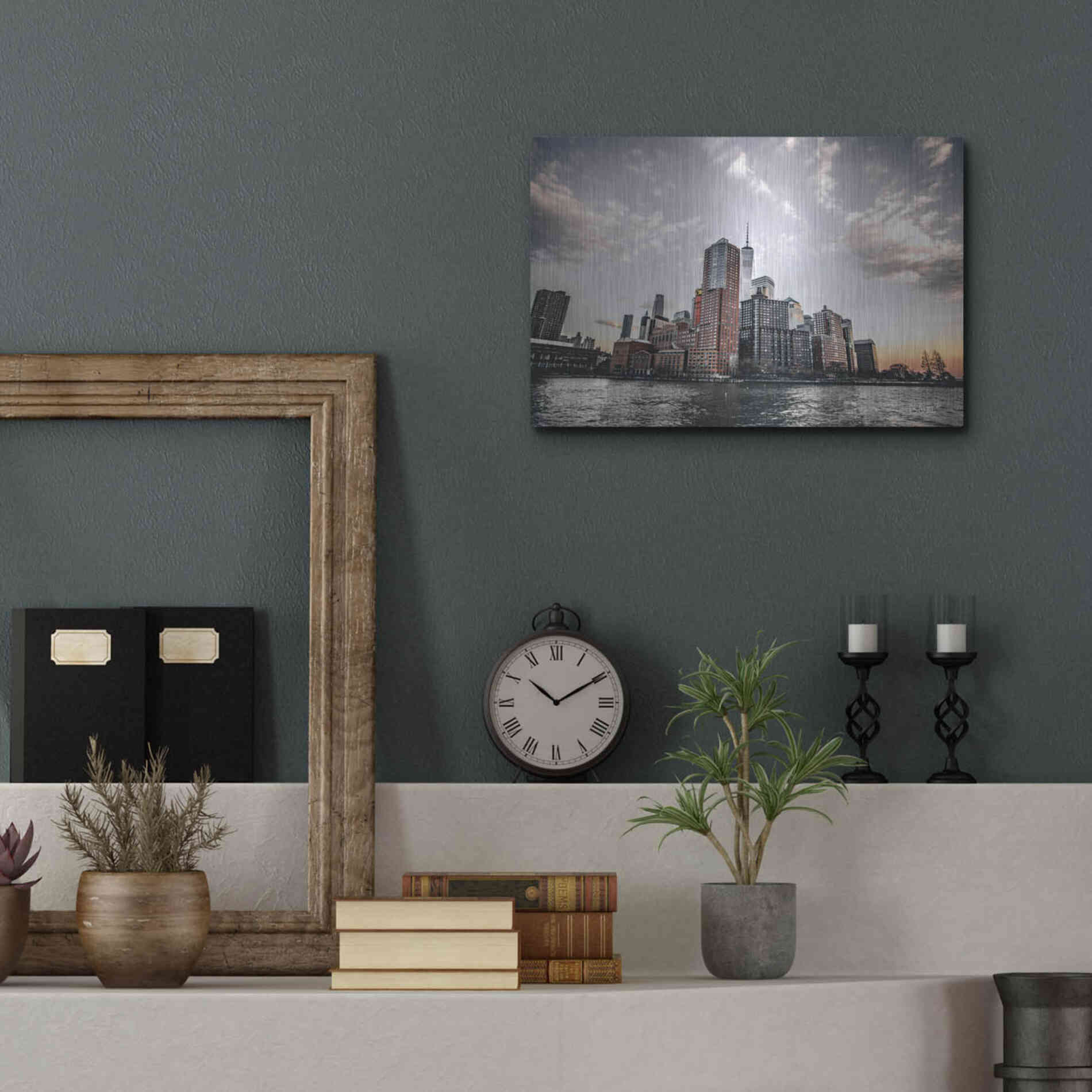 Luxe Metal Art 'At Peace' by Donnie Quillen Metal Wall Art,16x12