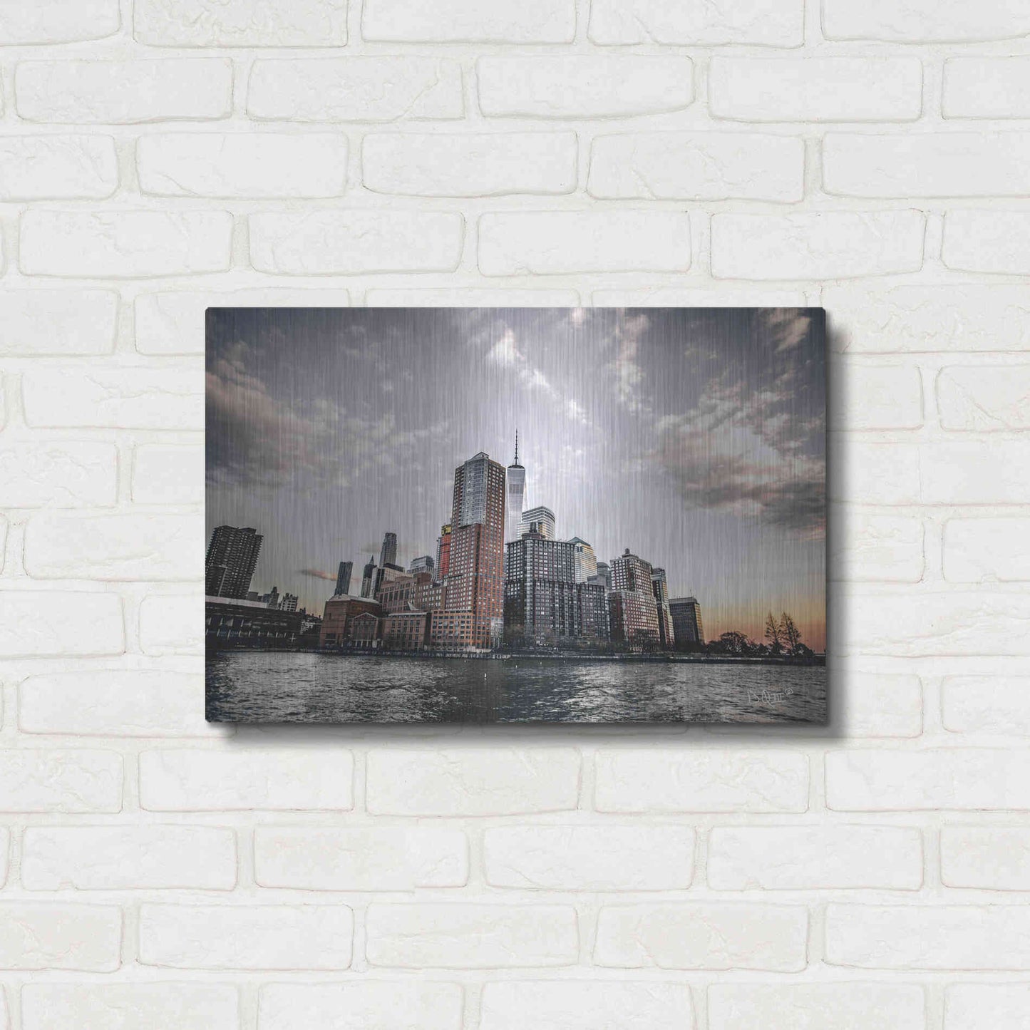 Luxe Metal Art 'At Peace' by Donnie Quillen Metal Wall Art,24x16