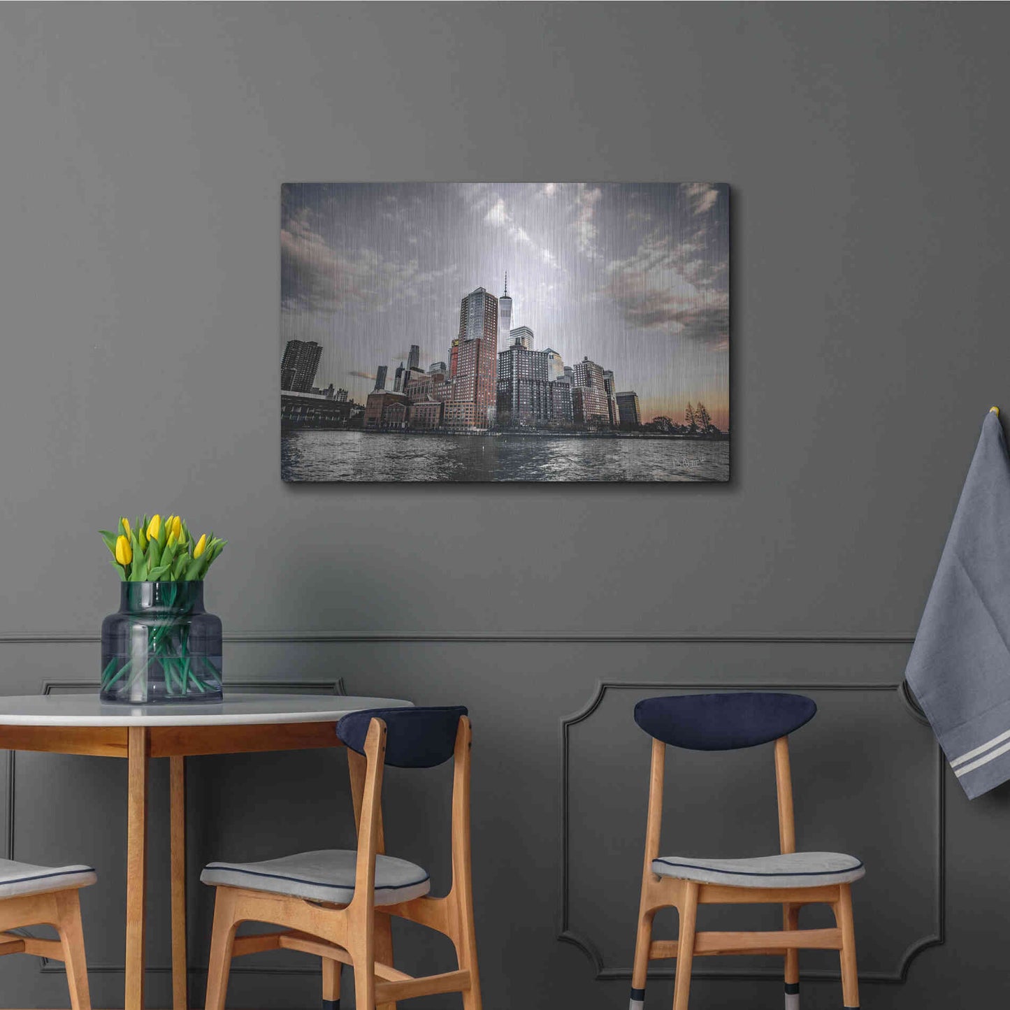 Luxe Metal Art 'At Peace' by Donnie Quillen Metal Wall Art,36x24