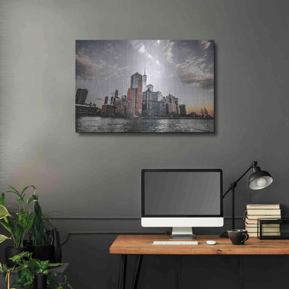 Luxe Metal Art 'At Peace' by Donnie Quillen Metal Wall Art,36x24