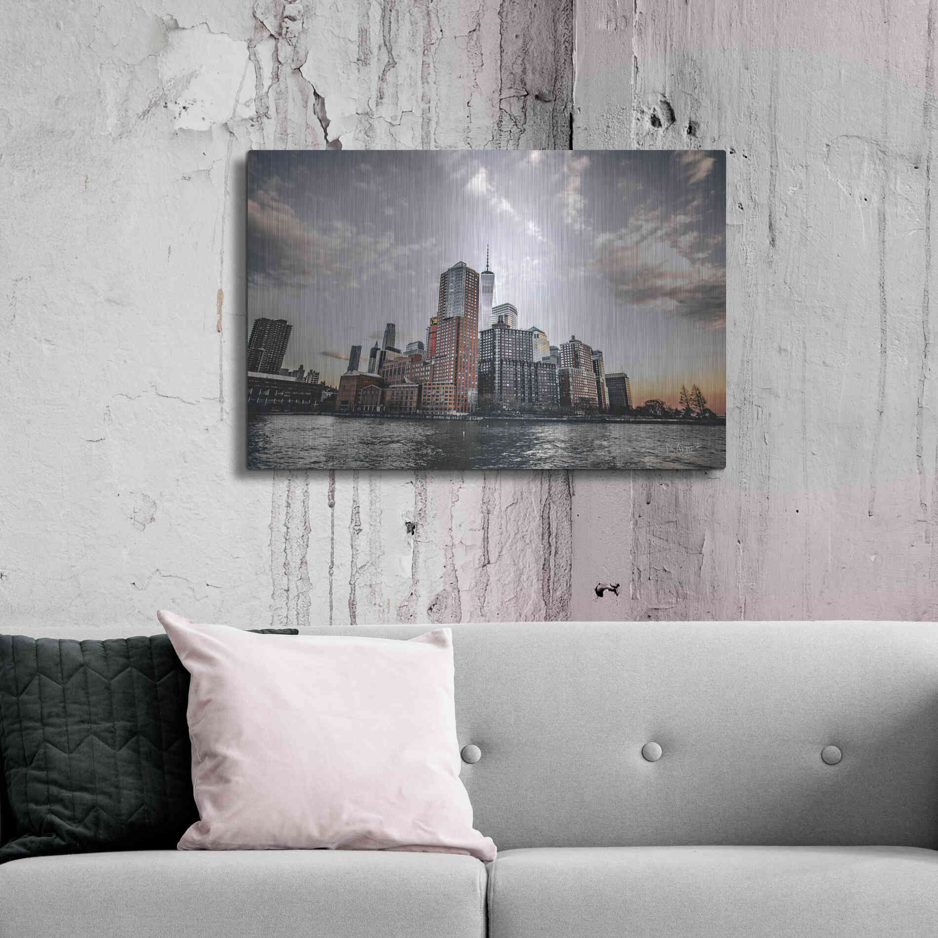 Luxe Metal Art 'At Peace' by Donnie Quillen Metal Wall Art,36x24