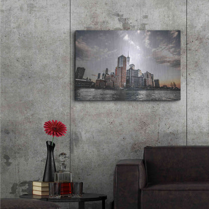 Luxe Metal Art 'At Peace' by Donnie Quillen Metal Wall Art,36x24