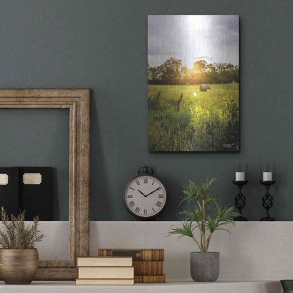 Luxe Metal Art 'Daybreak in the Country I' by Donnie Quillen Metal Wall Art,12x16