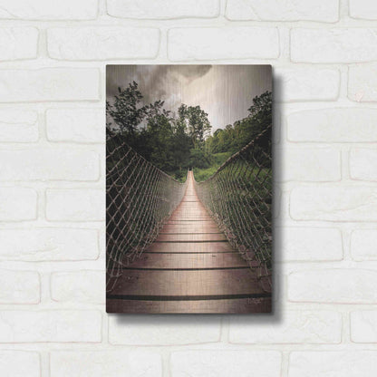 Luxe Metal Art 'Wilderness Walkway' by Donnie Quillen Metal Wall Art,12x16
