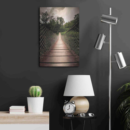 Luxe Metal Art 'Wilderness Walkway' by Donnie Quillen Metal Wall Art,16x24