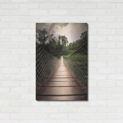 Luxe Metal Art 'Wilderness Walkway' by Donnie Quillen Metal Wall Art,24x36