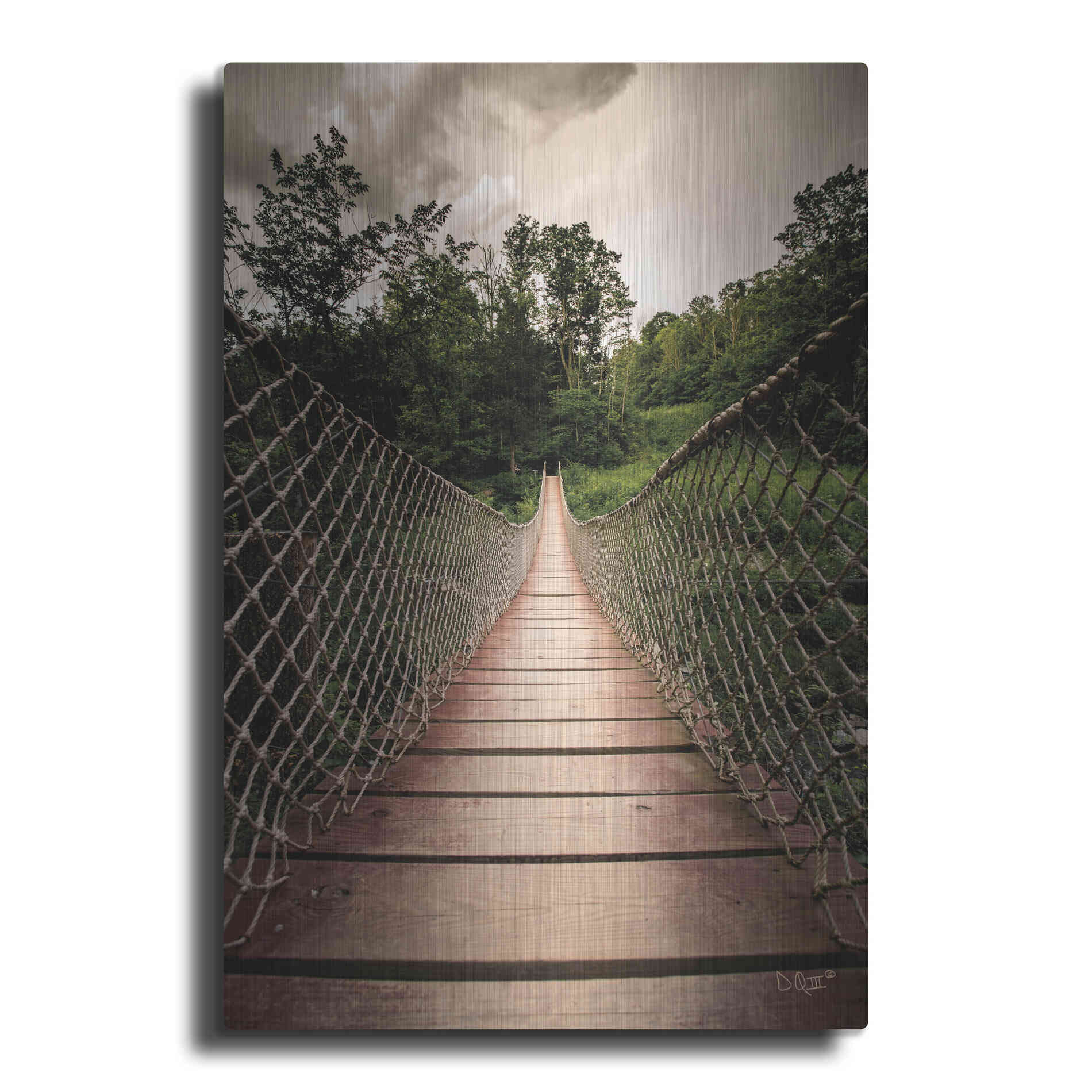 Luxe Metal Art 'Wilderness Walkway' by Donnie Quillen Metal Wall Art