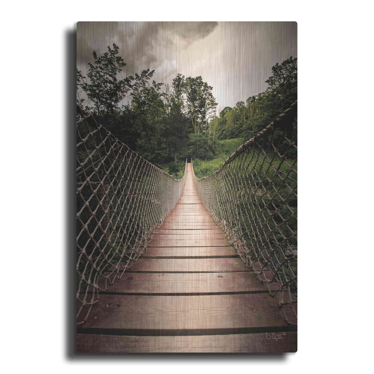 Luxe Metal Art 'Wilderness Walkway' by Donnie Quillen Metal Wall Art