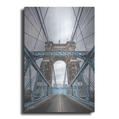 Luxe Metal Art 'The Blues I' by Donnie Quillen Metal Wall Art