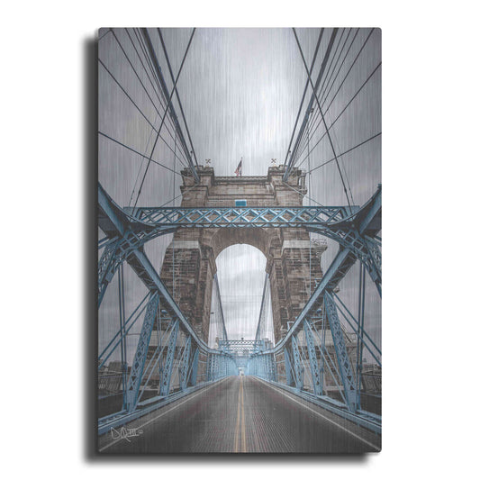 Luxe Metal Art 'The Blues I' by Donnie Quillen Metal Wall Art