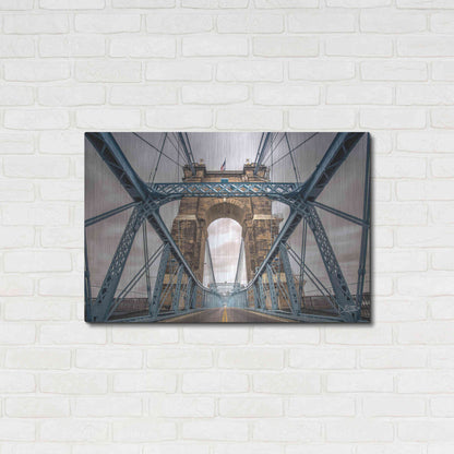 Luxe Metal Art 'The Blues II' by Donnie Quillen Metal Wall Art,36x24