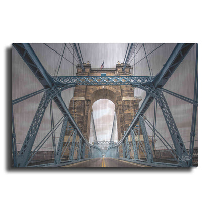 Luxe Metal Art 'The Blues II' by Donnie Quillen Metal Wall Art
