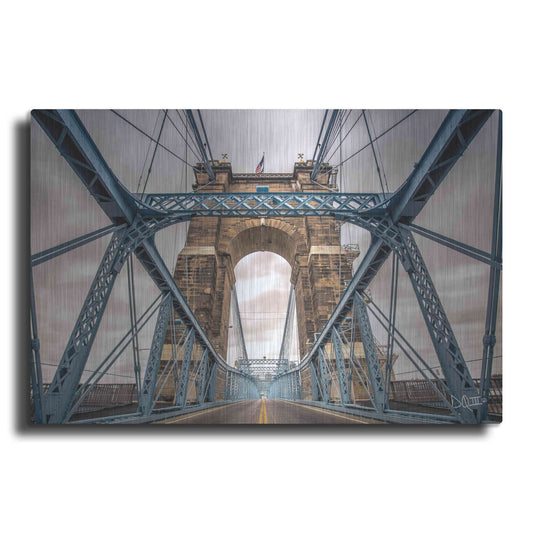 Luxe Metal Art 'The Blues II' by Donnie Quillen Metal Wall Art
