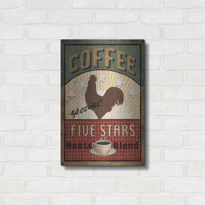 Luxe Metal Art 'Coffee Blend III' by Daphne Brissonet, Metal Wall Art,16x24
