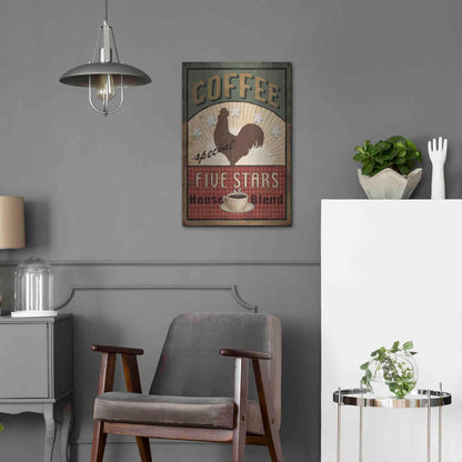 Luxe Metal Art 'Coffee Blend III' by Daphne Brissonet, Metal Wall Art,16x24