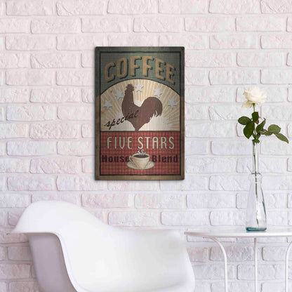 Luxe Metal Art 'Coffee Blend III' by Daphne Brissonet, Metal Wall Art,16x24