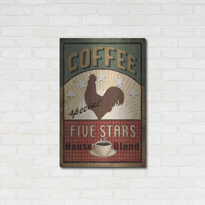 Luxe Metal Art 'Coffee Blend III' by Daphne Brissonet, Metal Wall Art,24x36