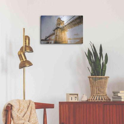 Luxe Metal Art 'Double Sunset' by Donnie Quillen Metal Wall Art,24x16