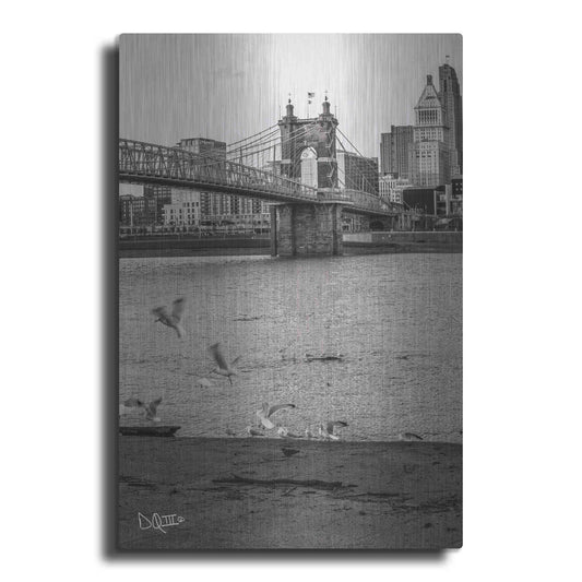 Luxe Metal Art 'Suspension Bridge I' by Donnie Quillen Metal Wall Art