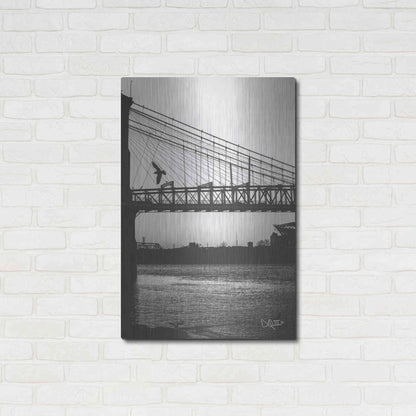 Luxe Metal Art 'Suspension Bridge II' by Donnie Quillen Metal Wall Art,24x36