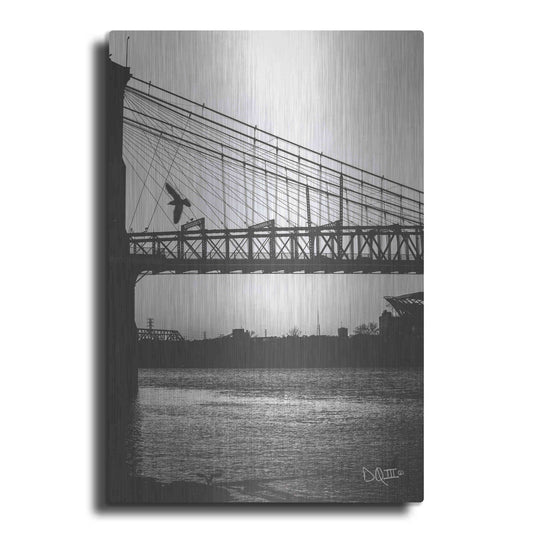 Luxe Metal Art 'Suspension Bridge II' by Donnie Quillen Metal Wall Art