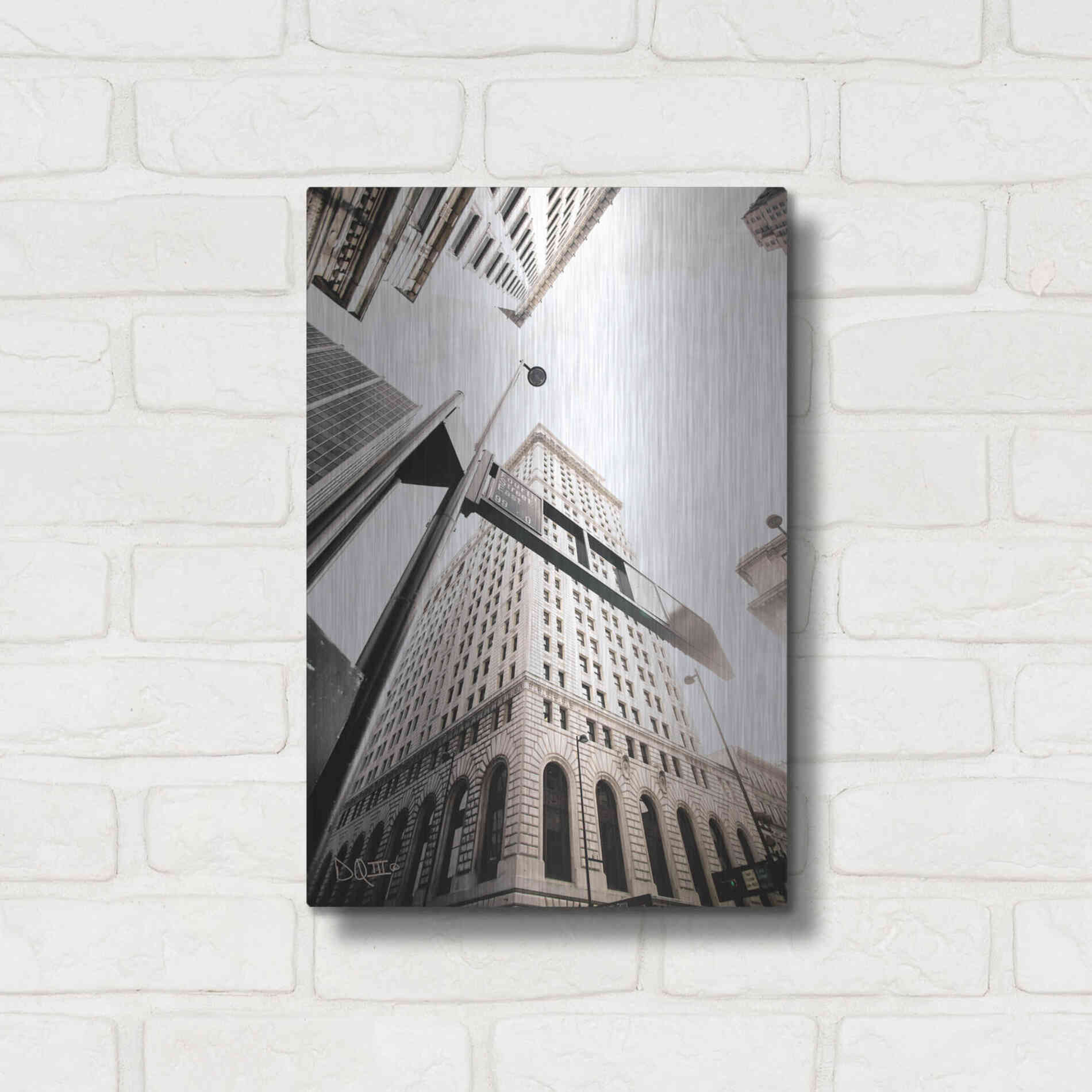 Luxe Metal Art 'Built from the Ground Up' by Donnie Quillen Metal Wall Art,12x16