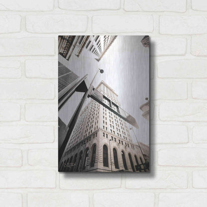 Luxe Metal Art 'Built from the Ground Up' by Donnie Quillen Metal Wall Art,12x16