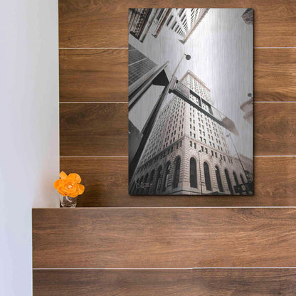 Luxe Metal Art 'Built from the Ground Up' by Donnie Quillen Metal Wall Art,12x16