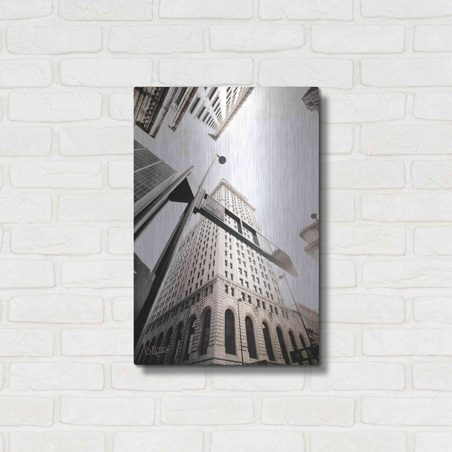 Luxe Metal Art 'Built from the Ground Up' by Donnie Quillen Metal Wall Art,16x24