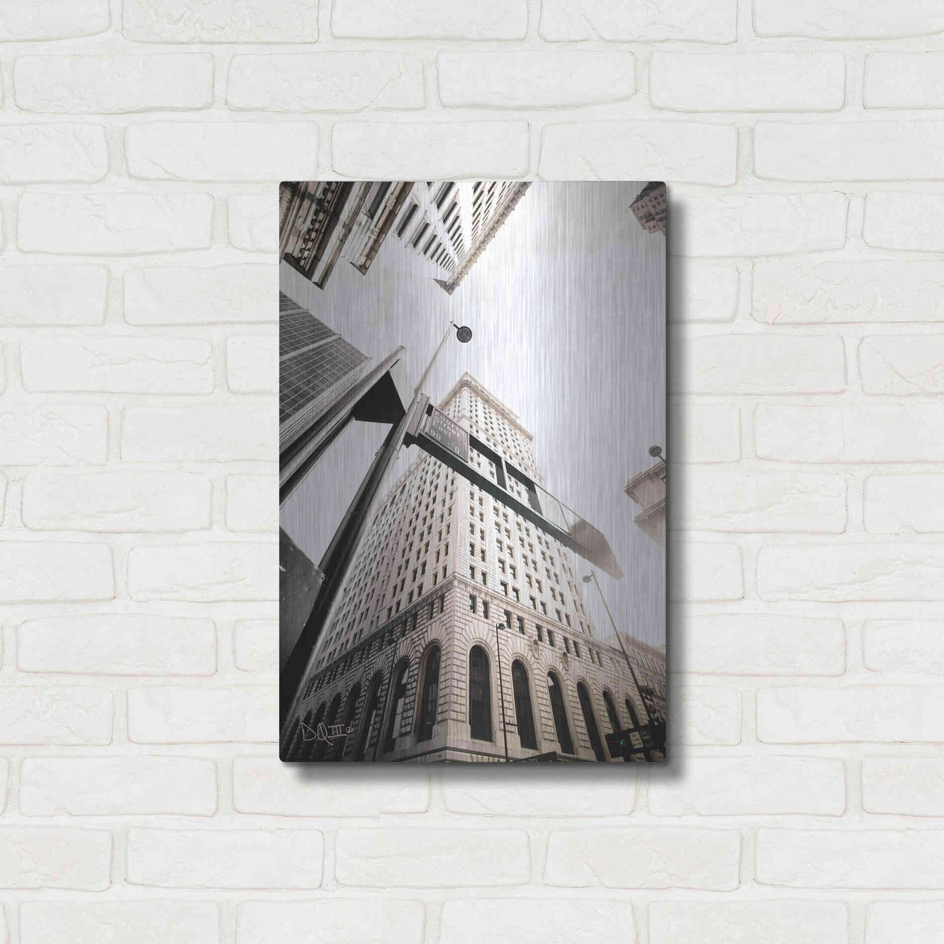 Luxe Metal Art 'Built from the Ground Up' by Donnie Quillen Metal Wall Art,16x24