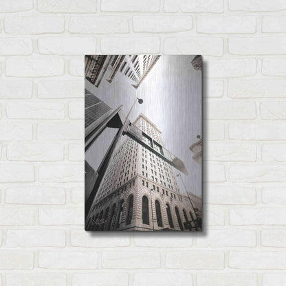 Luxe Metal Art 'Built from the Ground Up' by Donnie Quillen Metal Wall Art,16x24