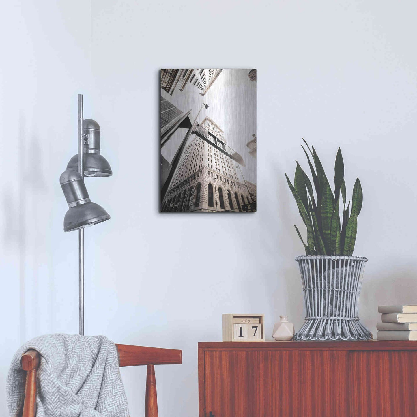 Luxe Metal Art 'Built from the Ground Up' by Donnie Quillen Metal Wall Art,16x24