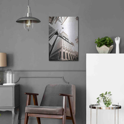 Luxe Metal Art 'Built from the Ground Up' by Donnie Quillen Metal Wall Art,16x24