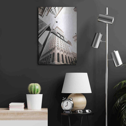 Luxe Metal Art 'Built from the Ground Up' by Donnie Quillen Metal Wall Art,16x24