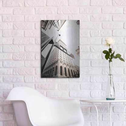 Luxe Metal Art 'Built from the Ground Up' by Donnie Quillen Metal Wall Art,16x24