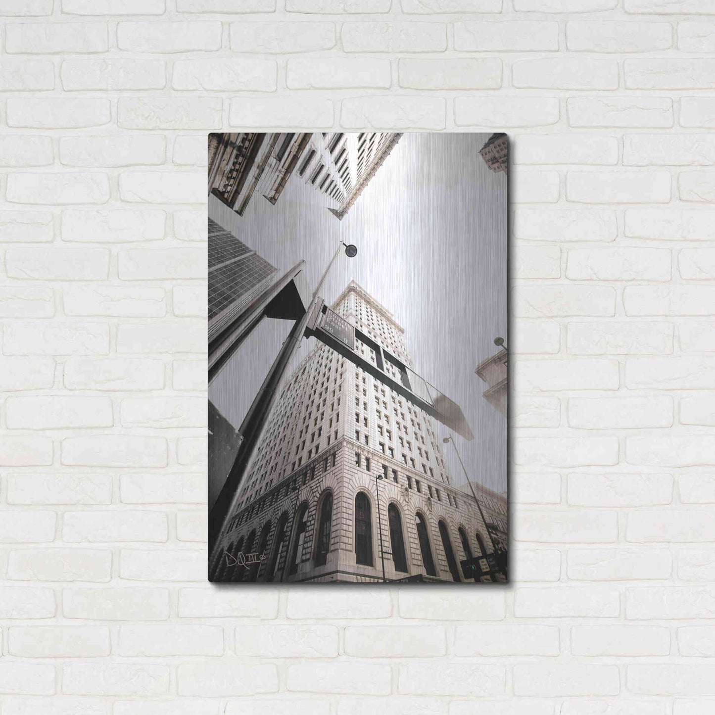 Luxe Metal Art 'Built from the Ground Up' by Donnie Quillen Metal Wall Art,24x36