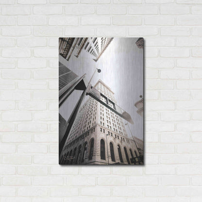 Luxe Metal Art 'Built from the Ground Up' by Donnie Quillen Metal Wall Art,24x36