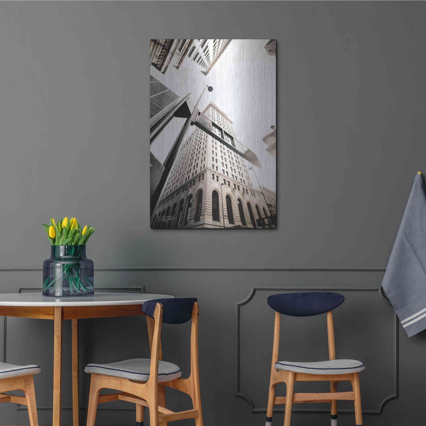 Luxe Metal Art 'Built from the Ground Up' by Donnie Quillen Metal Wall Art,24x36