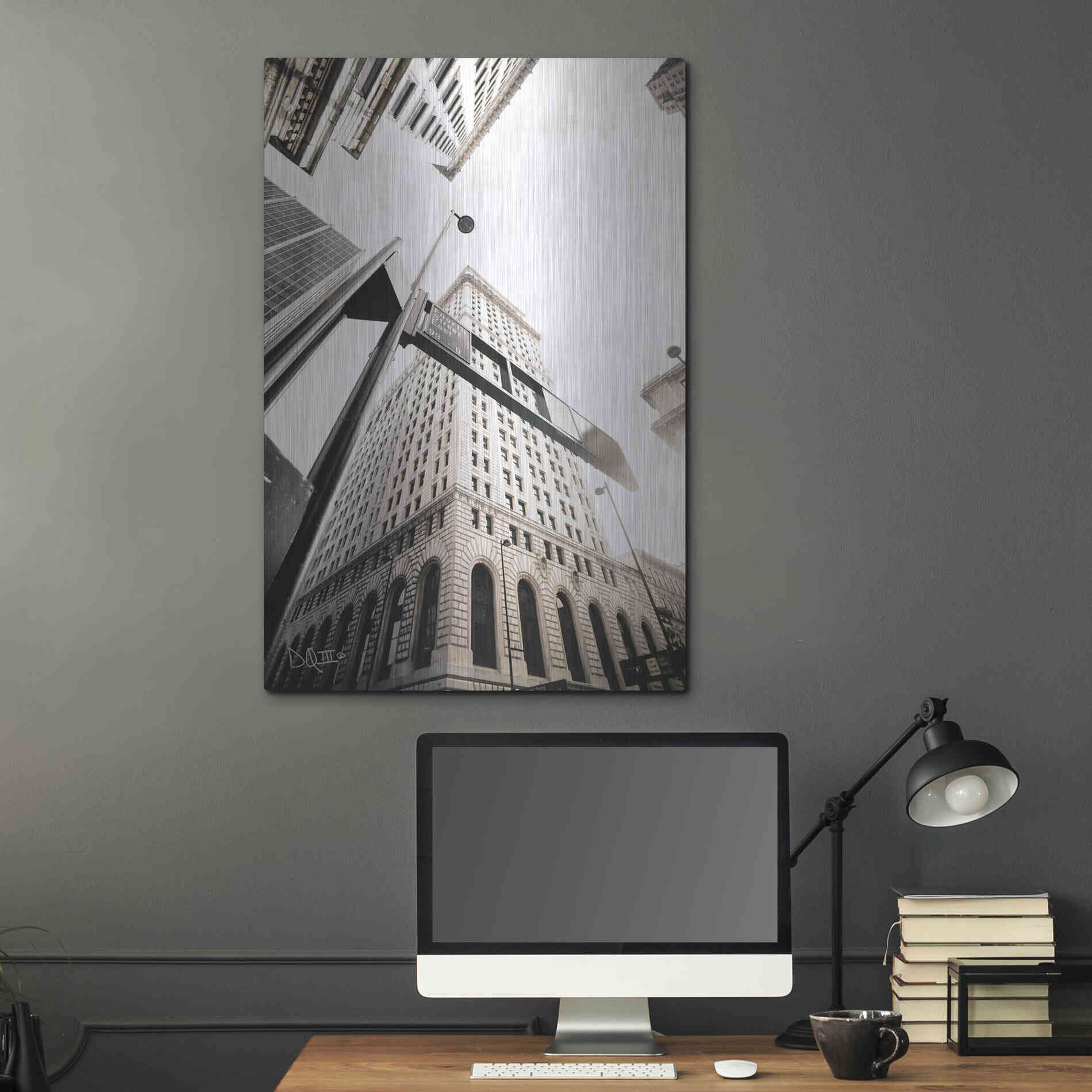 Luxe Metal Art 'Built from the Ground Up' by Donnie Quillen Metal Wall Art,24x36