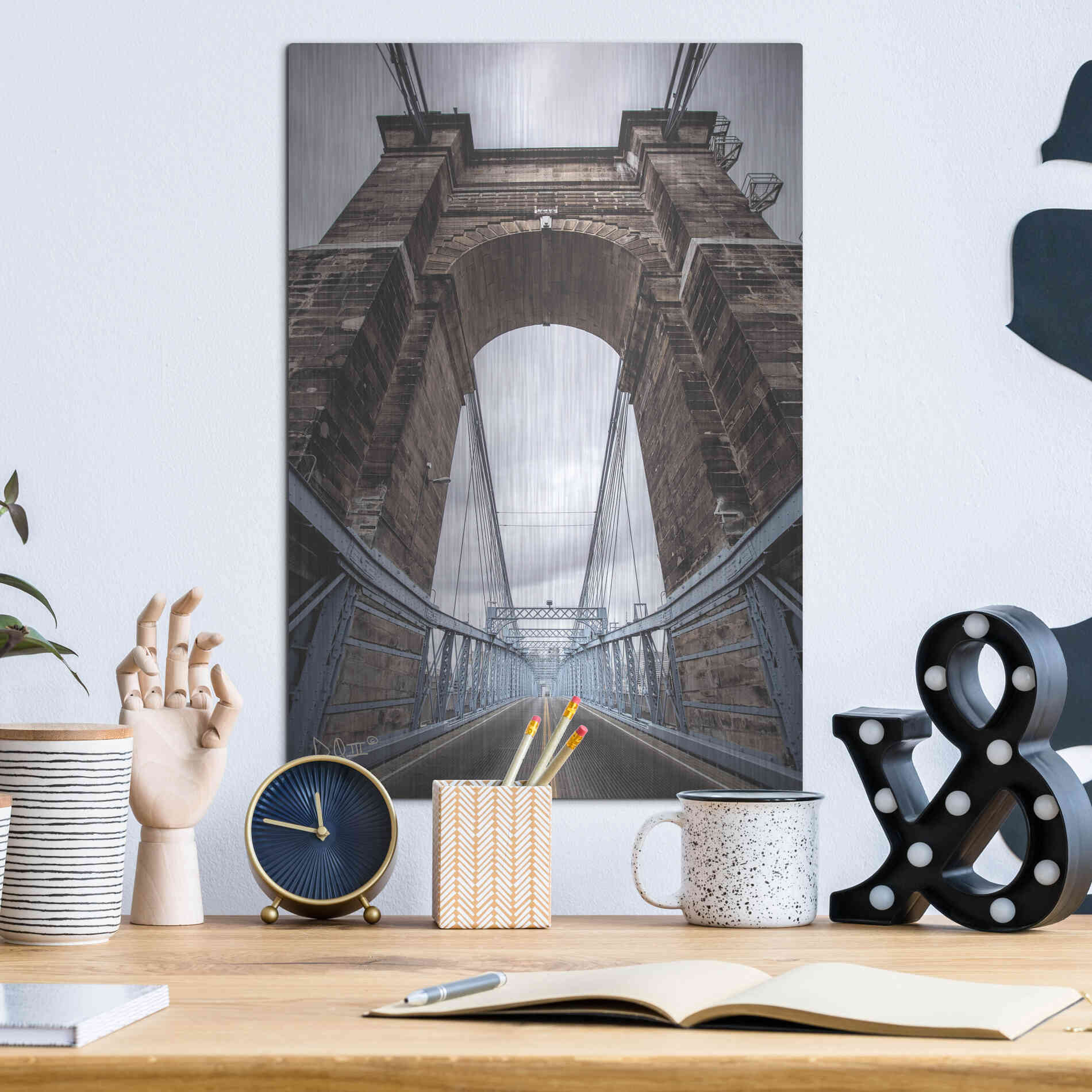Luxe Metal Art 'Larger than Life' by Donnie Quillen Metal Wall Art,12x16