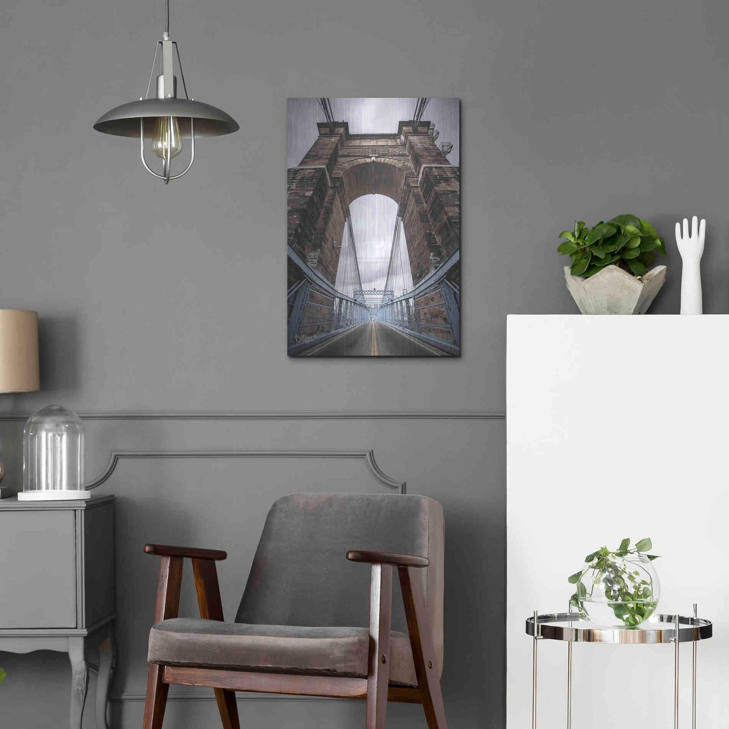 Luxe Metal Art 'Larger than Life' by Donnie Quillen Metal Wall Art,16x24