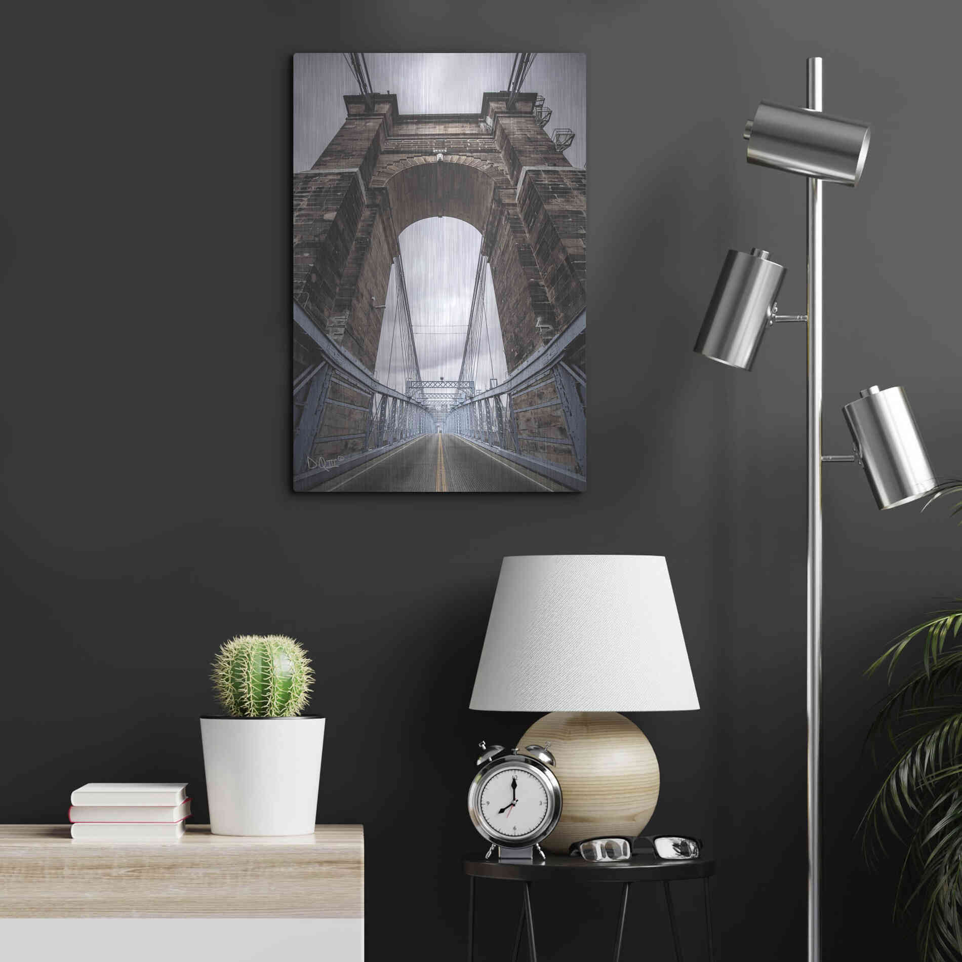 Luxe Metal Art 'Larger than Life' by Donnie Quillen Metal Wall Art,16x24