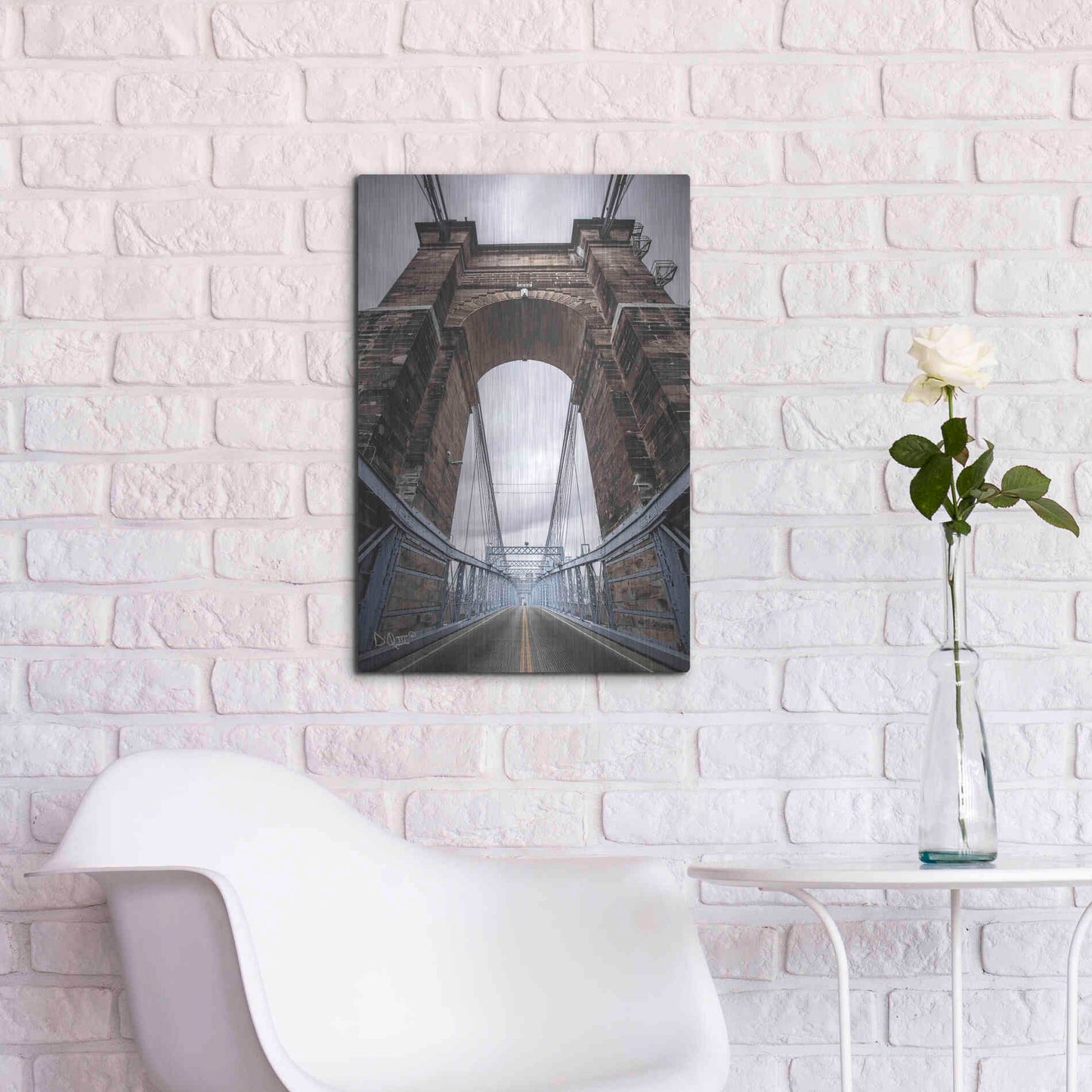 Luxe Metal Art 'Larger than Life' by Donnie Quillen Metal Wall Art,16x24