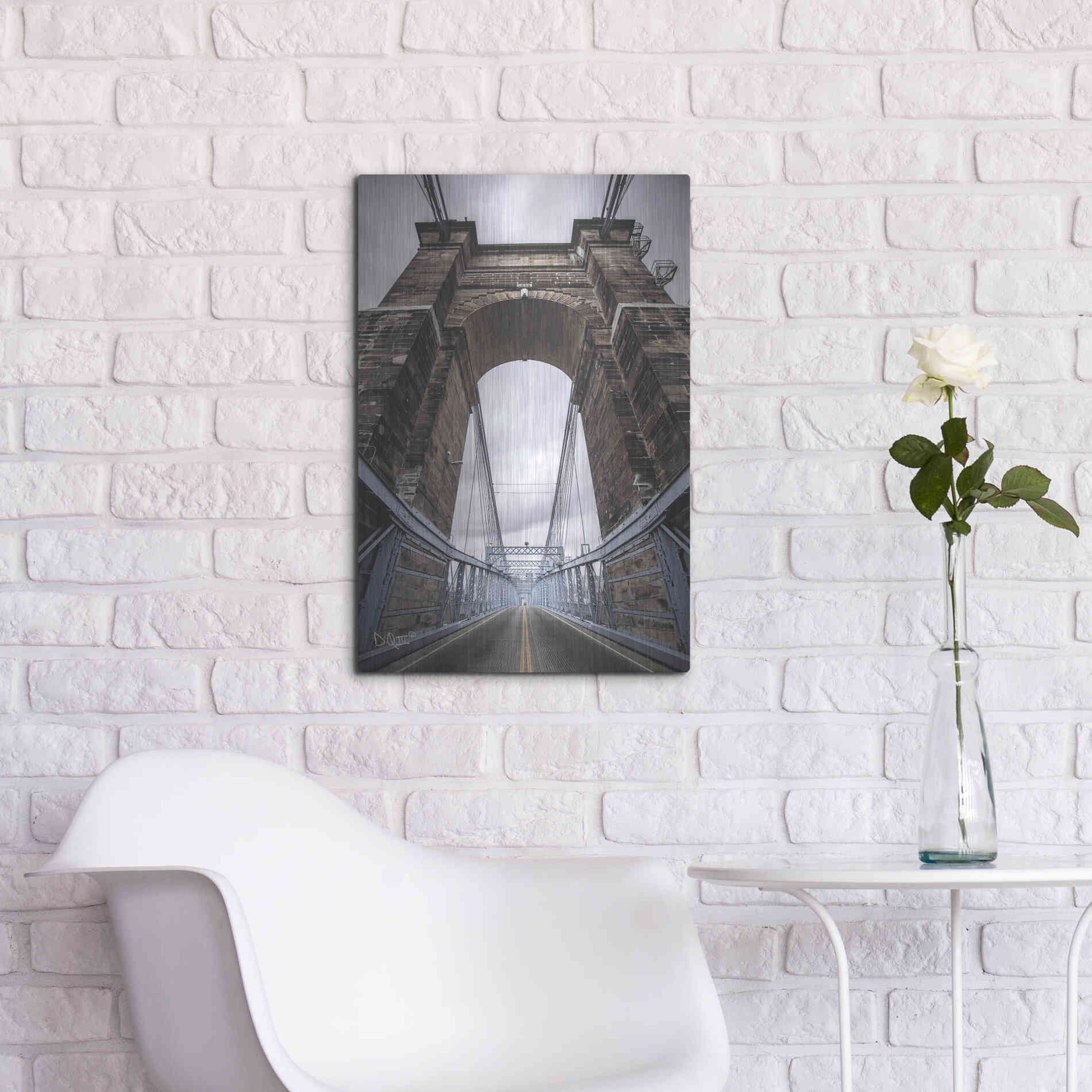 Luxe Metal Art 'Larger than Life' by Donnie Quillen Metal Wall Art,16x24