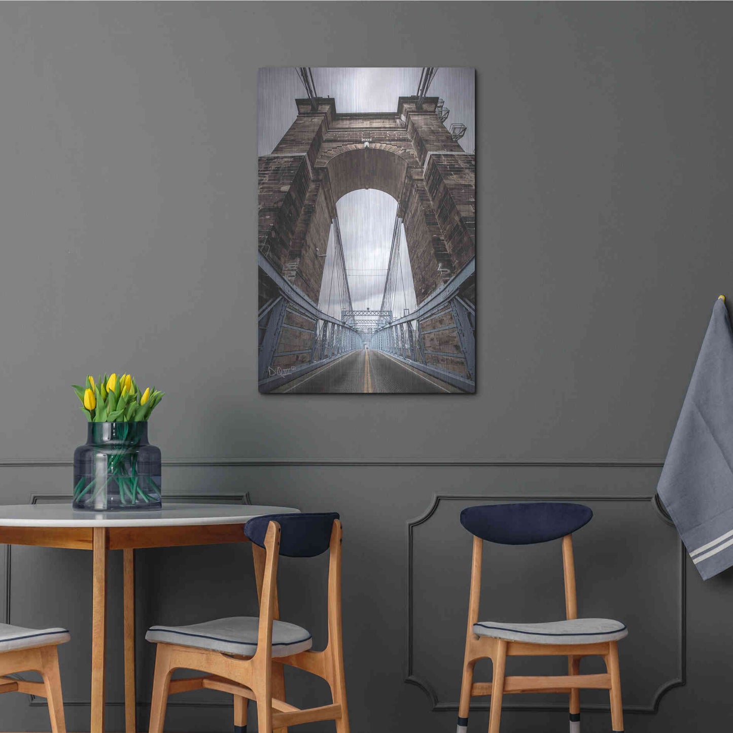 Luxe Metal Art 'Larger than Life' by Donnie Quillen Metal Wall Art,24x36