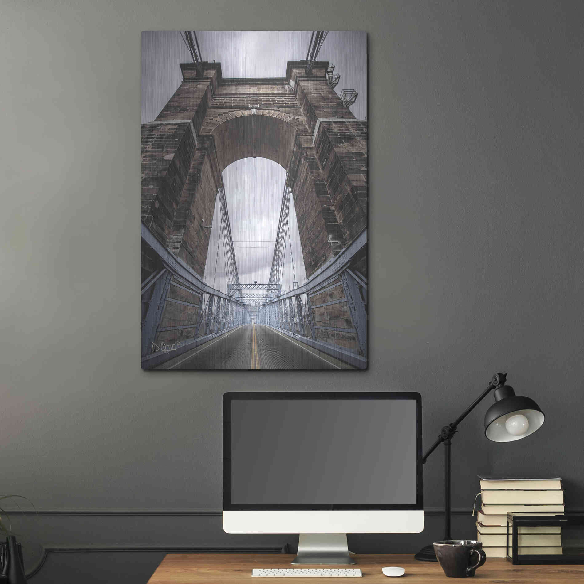 Luxe Metal Art 'Larger than Life' by Donnie Quillen Metal Wall Art,24x36