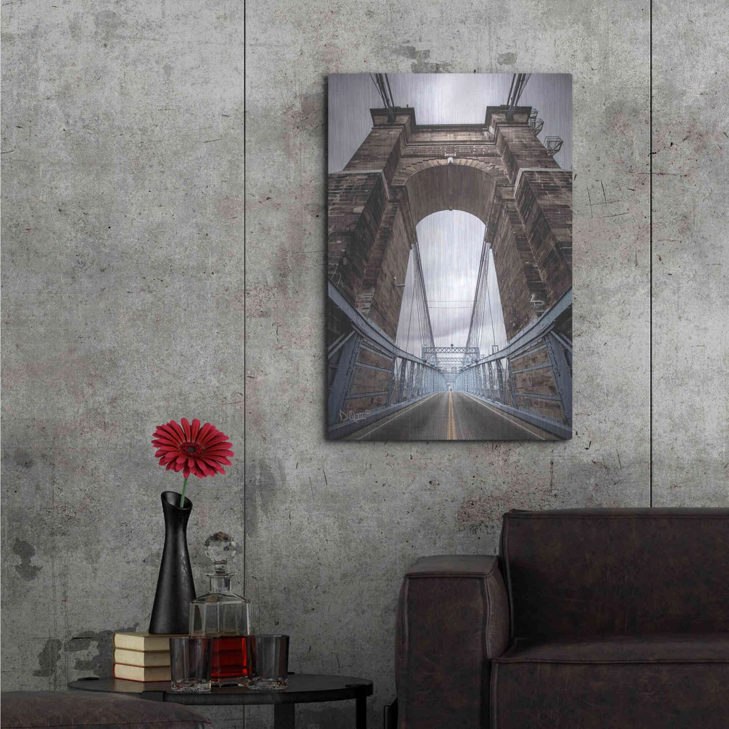 Luxe Metal Art 'Larger than Life' by Donnie Quillen Metal Wall Art,24x36