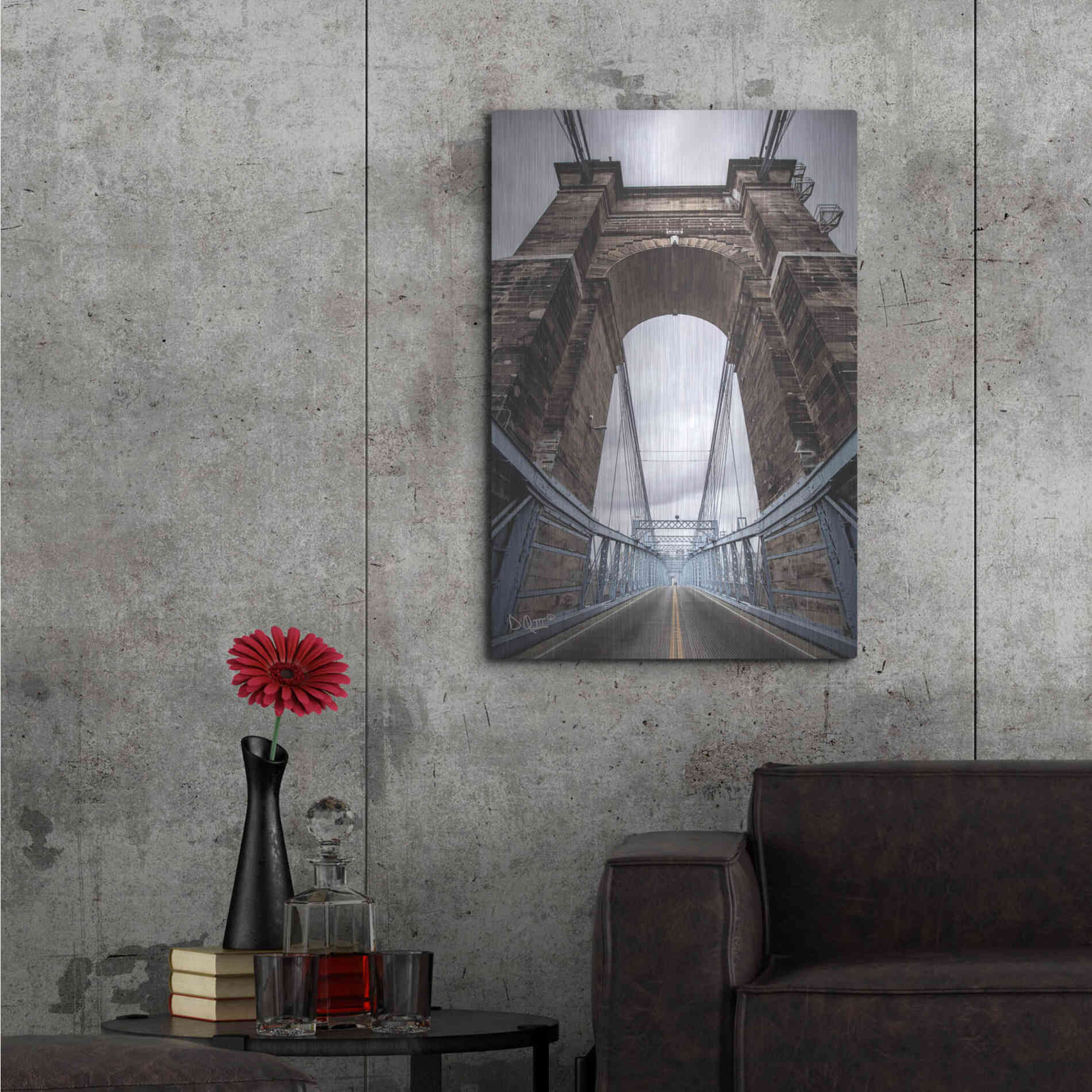 Luxe Metal Art 'Larger than Life' by Donnie Quillen Metal Wall Art,24x36