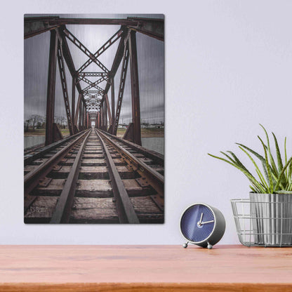 Luxe Metal Art 'Take the Detour' by Donnie Quillen Metal Wall Art,12x16