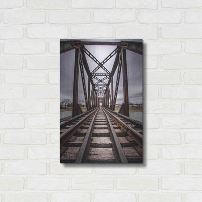 Luxe Metal Art 'Take the Detour' by Donnie Quillen Metal Wall Art,16x24